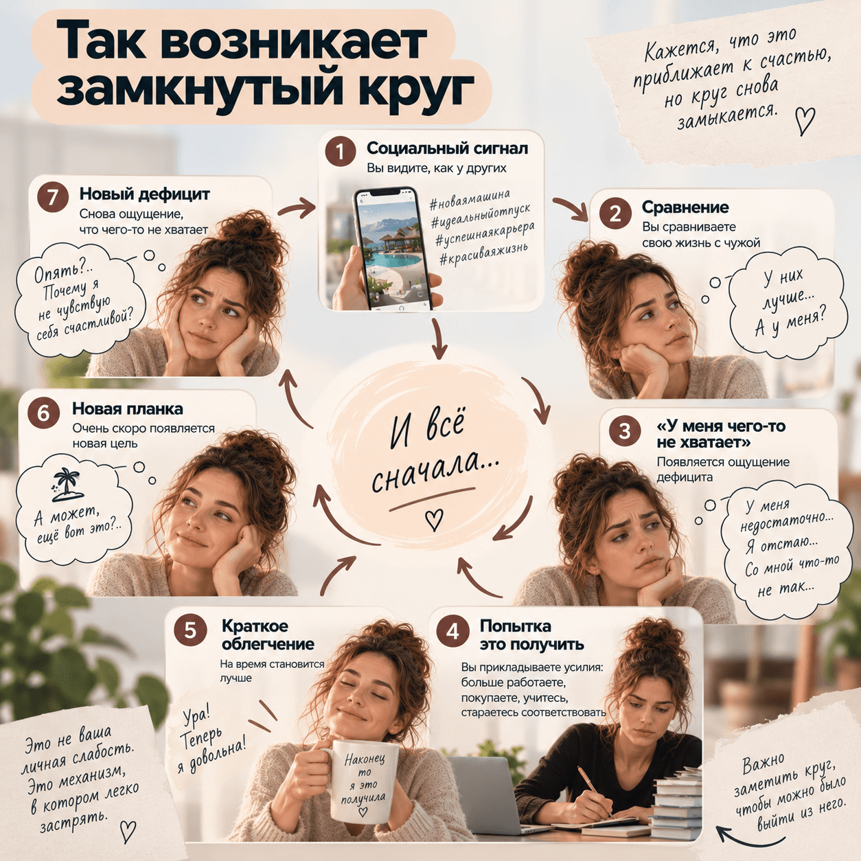 О социальных триггерах, приводящих к чувству неудовлетворенности